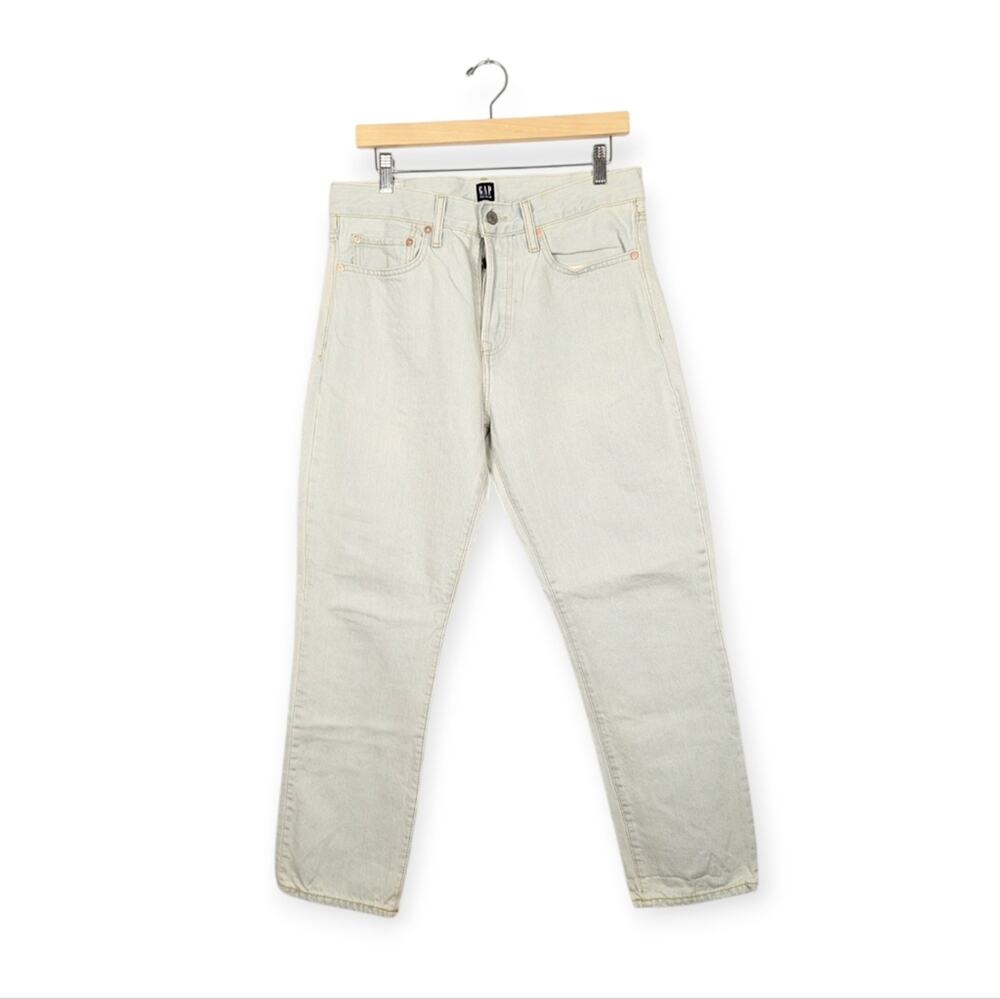 GAP Men's Jean Light Wash Blue Easy Fit Slim Straight Leg Jeans Size 31x30
